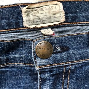 Current Elliot Medium Wash Distressed Jeans